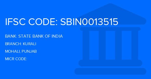 State Bank Of India (SBI) Kurali Branch IFSC Code