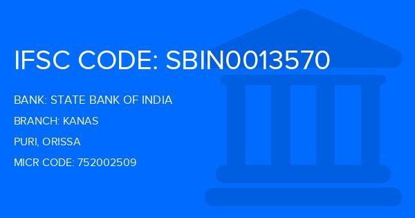State Bank Of India (SBI) Kanas Branch IFSC Code