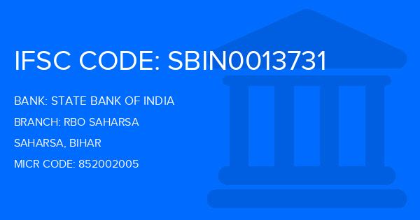 State Bank Of India (SBI) Rbo Saharsa Branch IFSC Code