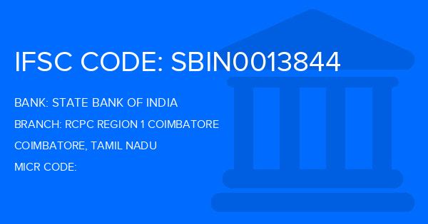 State Bank Of India (SBI) Rcpc Region 1 Coimbatore Branch IFSC Code