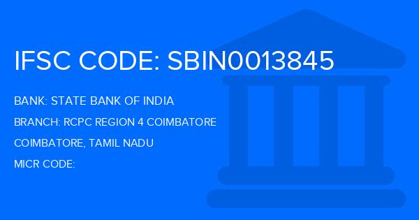 State Bank Of India (SBI) Rcpc Region 4 Coimbatore Branch IFSC Code