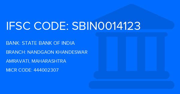 State Bank Of India (SBI) Nandgaon Khandeswar Branch IFSC Code