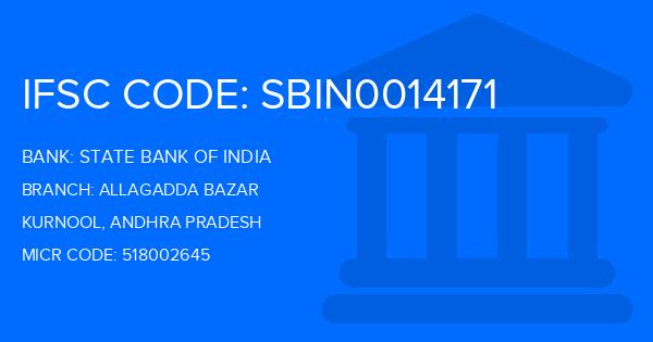 State Bank Of India (SBI) Allagadda Bazar Branch IFSC Code