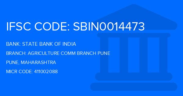 State Bank Of India (SBI) Agriculture Comm Branch Pune Branch IFSC Code
