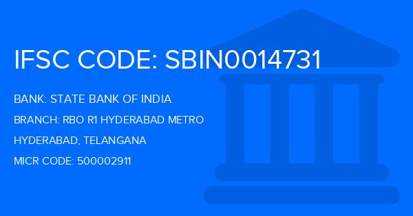 State Bank Of India (SBI) Rbo R1 Hyderabad Metro Branch IFSC Code