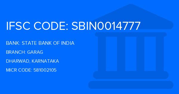 State Bank Of India (SBI) Garag Branch IFSC Code