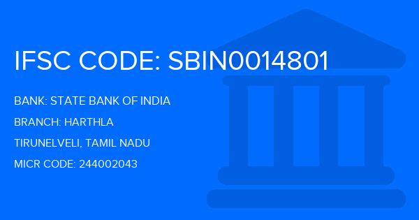 State Bank Of India (SBI) Harthla Branch IFSC Code