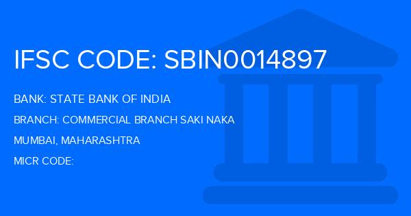 State Bank Of India (SBI) Commercial Branch Saki Naka Branch IFSC Code