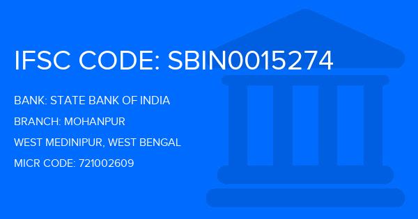 State Bank Of India (SBI) Mohanpur Branch IFSC Code