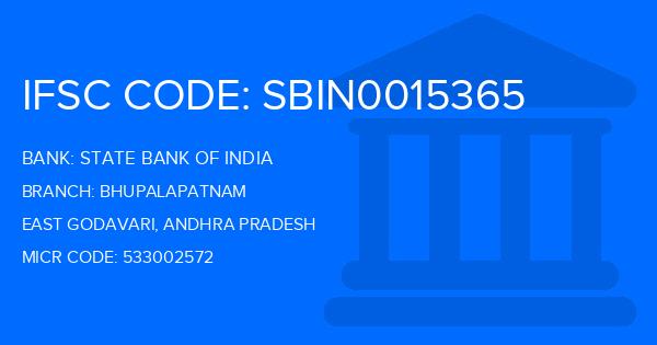 State Bank Of India (SBI) Bhupalapatnam Branch IFSC Code