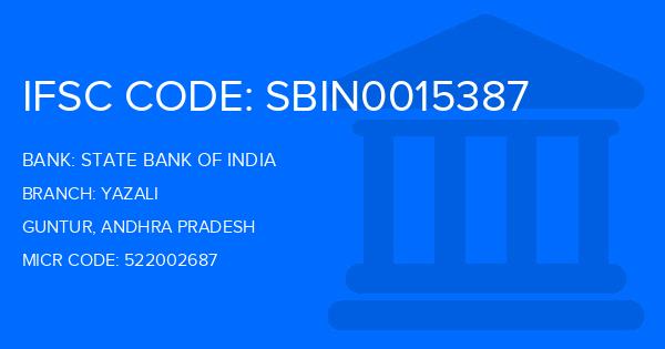 State Bank Of India (SBI) Yazali Branch IFSC Code