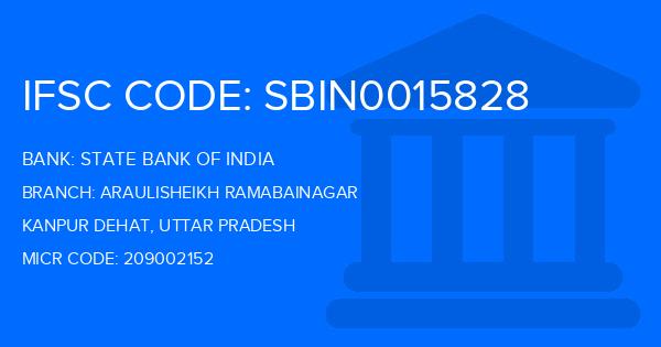 State Bank Of India (SBI) Araulisheikh Ramabainagar Branch IFSC Code