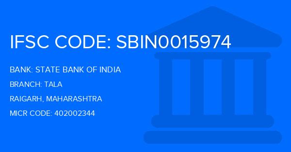 State Bank Of India (SBI) Tala Branch IFSC Code