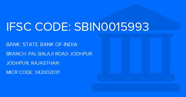 State Bank Of India (SBI) Pal Balaji Road Jodhpur Branch IFSC Code
