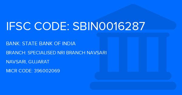 State Bank Of India (SBI) Specialised Nri Branch Navsari Branch IFSC Code