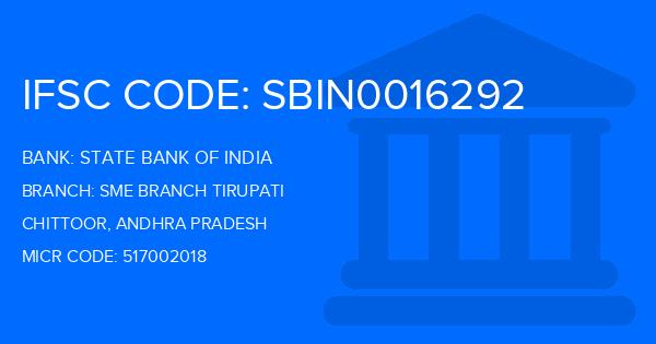 State Bank Of India (SBI) Sme Branch Tirupati Branch IFSC Code