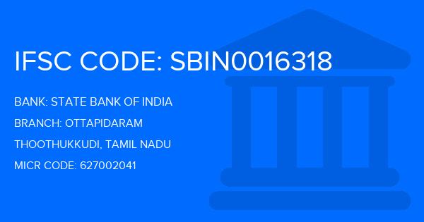 State Bank Of India (SBI) Ottapidaram Branch IFSC Code