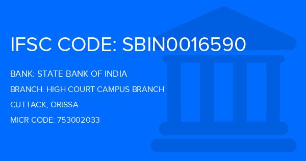 State Bank Of India (SBI) High Court Campus Branch