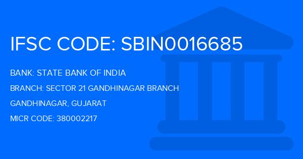 State Bank Of India (SBI) Sector 21 Gandhinagar Branch