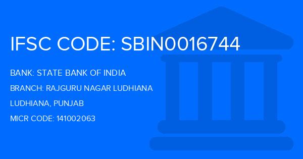 State Bank Of India (SBI) Rajguru Nagar Ludhiana Branch IFSC Code