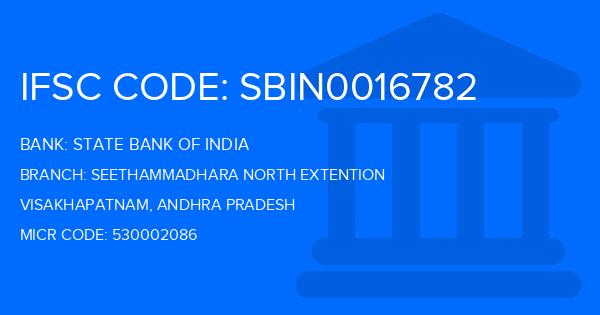 State Bank Of India (SBI) Seethammadhara North Extention Branch IFSC Code