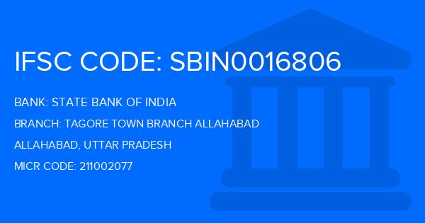 State Bank Of India (SBI) Tagore Town Branch Allahabad Branch IFSC Code
