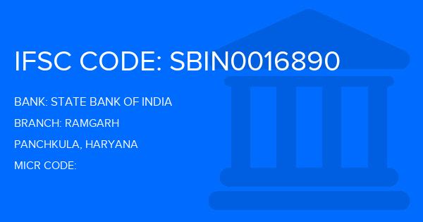 State Bank Of India (SBI) Ramgarh Branch IFSC Code