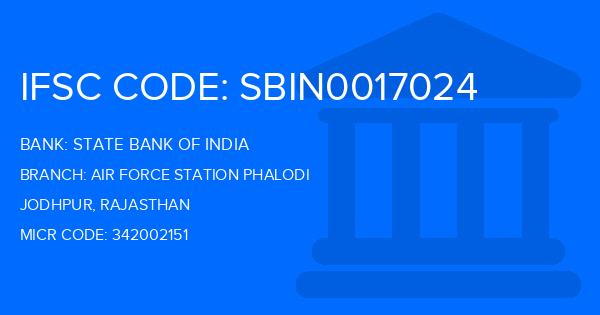 State Bank Of India (SBI) Air Force Station Phalodi Branch IFSC Code
