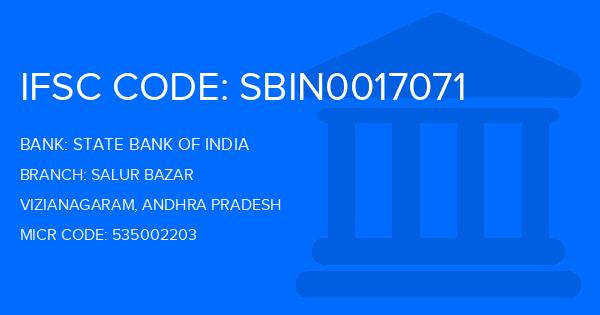 State Bank Of India (SBI) Salur Bazar Branch IFSC Code