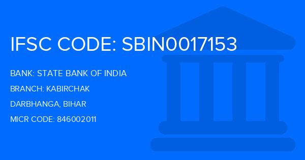State Bank Of India (SBI) Kabirchak Branch IFSC Code