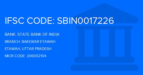 State Bank Of India (SBI) Bakewar Etawah Branch IFSC Code