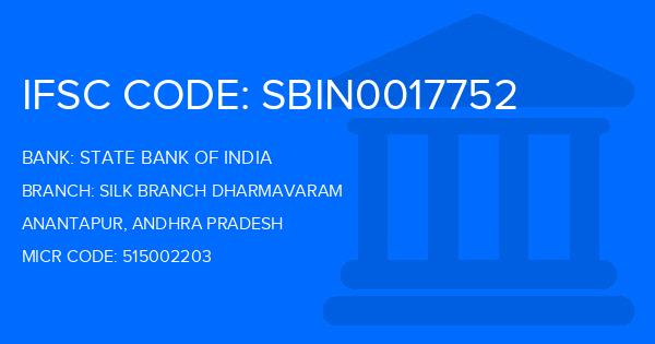State Bank Of India (SBI) Silk Branch Dharmavaram Branch IFSC Code