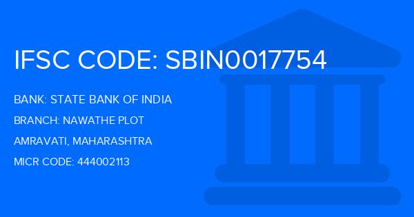 State Bank Of India (SBI) Nawathe Plot Branch IFSC Code