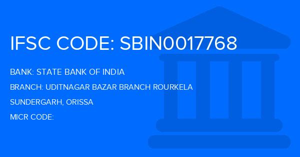State Bank Of India (SBI) Uditnagar Bazar Branch Rourkela Branch IFSC Code