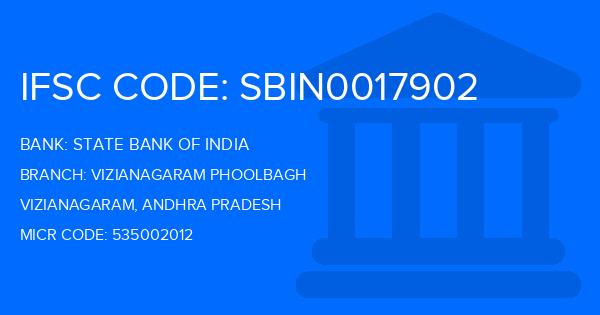 State Bank Of India (SBI) Vizianagaram Phoolbagh Branch IFSC Code