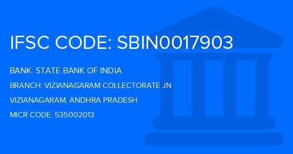 State Bank Of India (SBI) Vizianagaram Collectorate Jn Branch IFSC Code