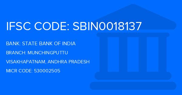 State Bank Of India (SBI) Munchingputtu Branch IFSC Code