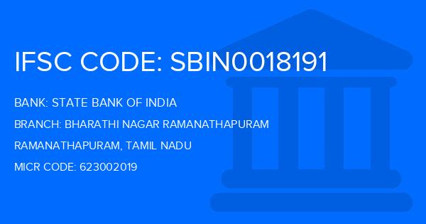 State Bank Of India (SBI) Bharathi Nagar Ramanathapuram Branch IFSC Code