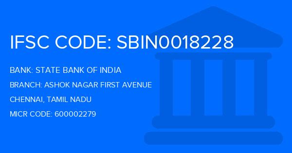 State Bank Of India (SBI) Ashok Nagar First Avenue Branch IFSC Code