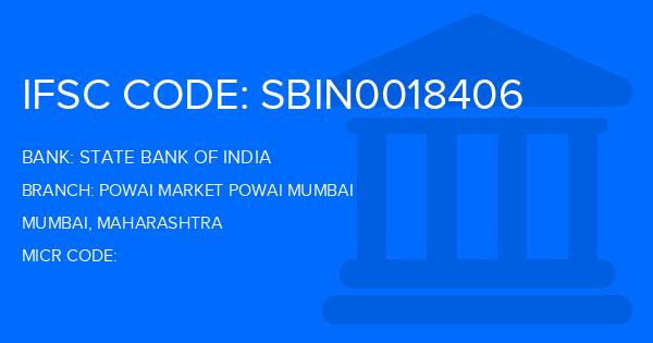 State Bank Of India (SBI) Powai Market Powai Mumbai Branch IFSC Code