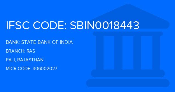 State Bank Of India (SBI) Ras Branch IFSC Code