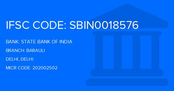State Bank Of India (SBI) Barauli Branch IFSC Code