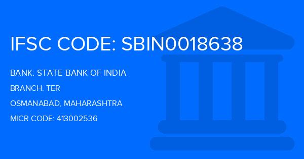 State Bank Of India (SBI) Ter Branch IFSC Code