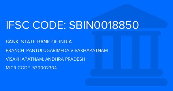 State Bank Of India (SBI) Pantulugarimeda Visakhapatnam Branch IFSC Code