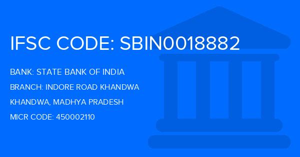 State Bank Of India (SBI) Indore Road Khandwa Branch IFSC Code