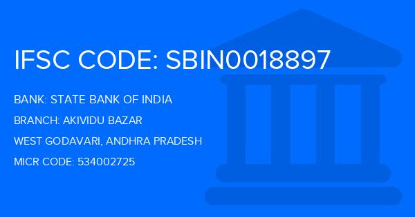 State Bank Of India (SBI) Akividu Bazar Branch IFSC Code
