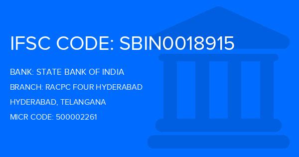 State Bank Of India (SBI) Racpc Four Hyderabad Branch IFSC Code