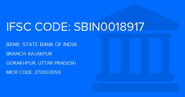 State Bank Of India (SBI) Kajakpur Branch IFSC Code