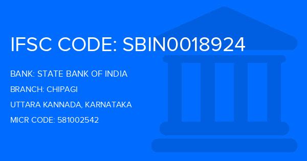 State Bank Of India (SBI) Chipagi Branch IFSC Code