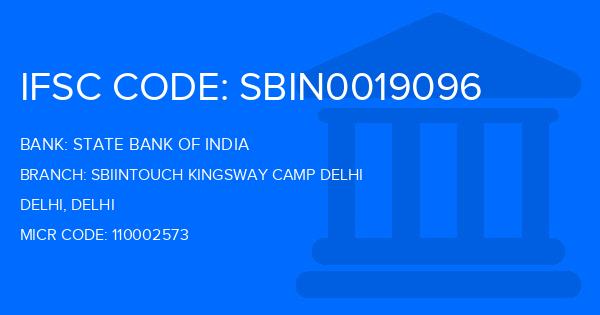 State Bank Of India (SBI) Sbiintouch Kingsway Camp Delhi Branch IFSC Code